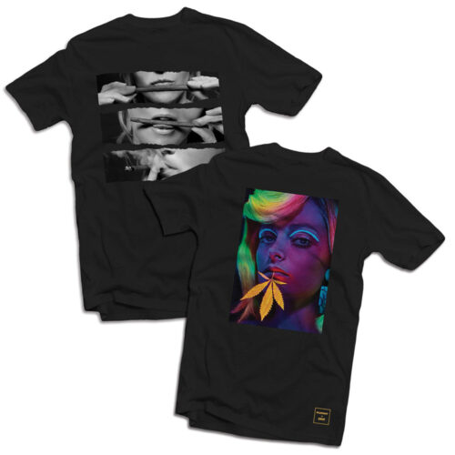 Playboy x RYOT Black T-Shirt both designs view