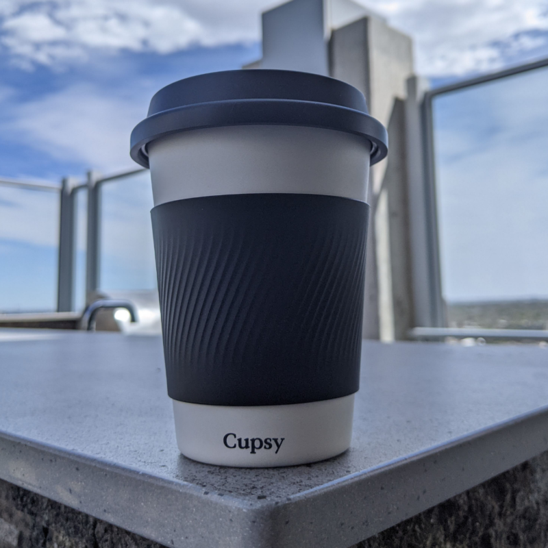 Puffco Cupsy Coffee Cup Bong side view