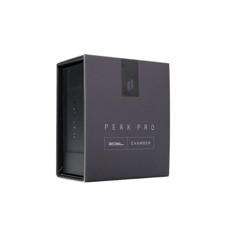 Puffco Peak Pro 3DXL Chamber Black Edition retail box packaging