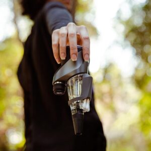 puffco peak pro travel glass top clear upside down