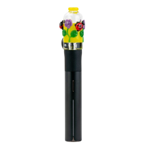 puffco-pivot-glass-mouthpiece-sunshine-garden-empire-glassworks Empire Glassworks Puffco Pivot Mouthpiece Sunshine Garden on Puffco Pivot view
