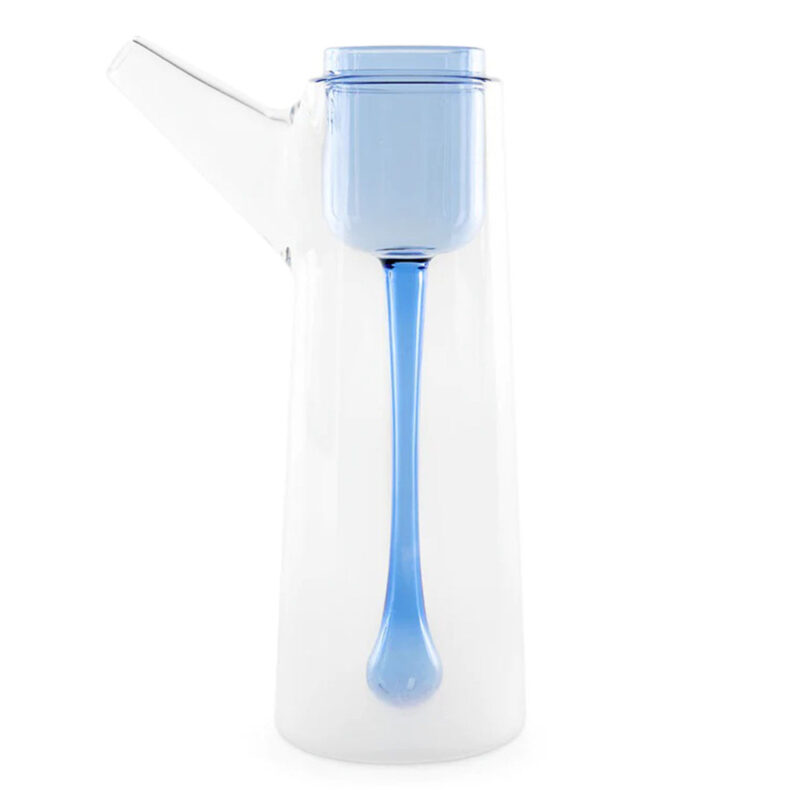 puffco-proxy-droplet-glass-bubbler-blue Puffco Proxy Droplet Glass Bubbler Blue