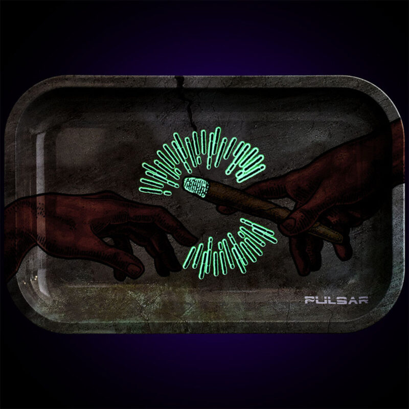 pulsar glow dark metal rolling tray creation of passage