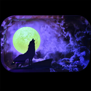 pulsar-glow-in-dark-metal-rolling-tray-howl-at-the-clouds pulsar glow in dark metal rolling tray howl at the clouds