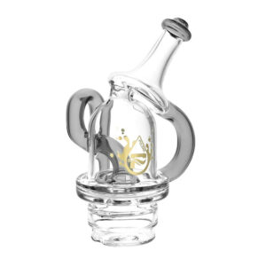 pulsar-puffco-peak-pro-hydroslide-recycler-gray Pulsar Puffco Peak Pro Hydroslide Recycler in Gray view
