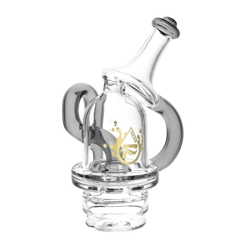 pulsar-puffco-peak-pro-hydroslide-recycler-gray Pulsar Puffco Peak Pro Hydroslide Recycler in Gray view