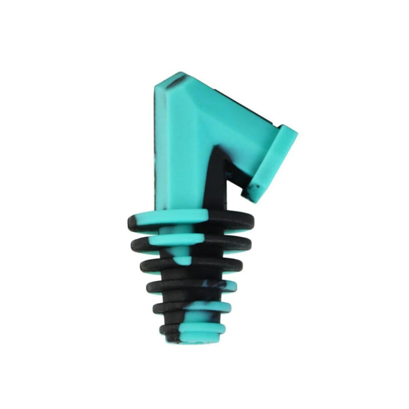 pulsar-silicone-cart-rig-adapter-teal Pulsar Silicone Cart Rig Adapter in Teal view