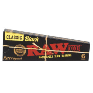 RAW Black Cones in 6 Pack view