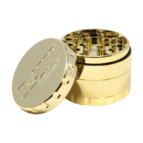 raw-ethereal-gold-grinder RAW Ethereal Gold-Plated Grinder front view
