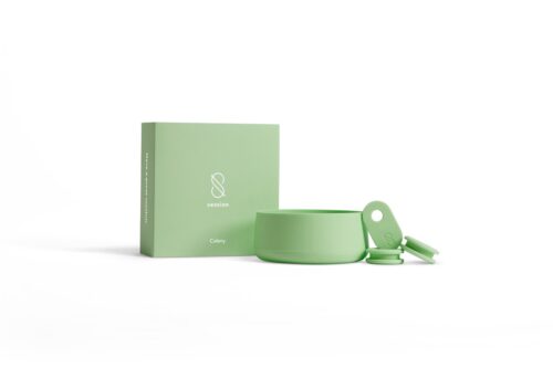 Session Goods Silicone Accessories in Celery Green view