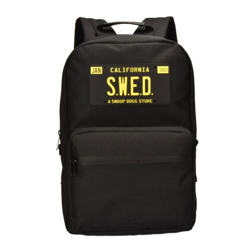 swed-snoop-dogg-smell-proof-backpack-black SWED Smell-Proof Backpack in Black front view