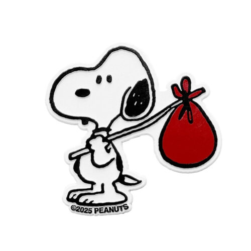 Three Potato Four Peanuts Snoopy Nomad Fridge Magnet front view