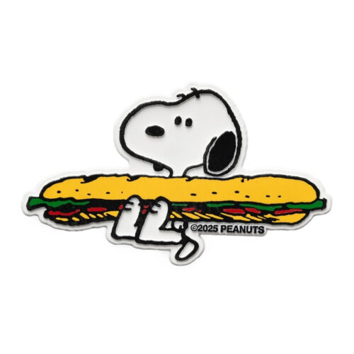 three-potato-four-peanuts-snoopy-sandwich-fridge-magnet Three Potato Four Peanuts Snoopy Sandwich Fridge Magnet front view