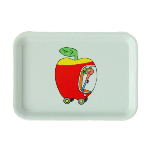 three-potato-four-richard-scarry-apple-car-vintage-tray Three Potato Four Richard Scarry Apple Car Vintage Tray front view