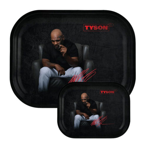 tyson-2-0-metal-rolling-tray-up-in-smoke Tyson 2.0 Rolling Tray Up In Smoke front view