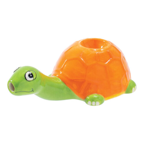 wacky-bowlz-ceramic-hand-pipe-sea-turtle Wacky Bowlz Sea Turtle Ceramic Hand Pipe in full color view